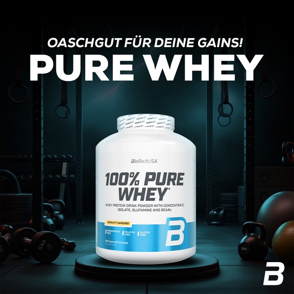 A dark, atmospheric gym environment highlighting a premium protein supplement container on a pedestal, emphasizing product strength and quality.